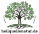 Logo Grafik von einem grünen Baum und Domainname heilquellenatur.de